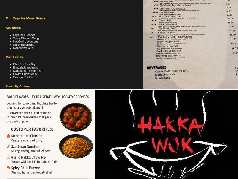 Hakka Wok Menu