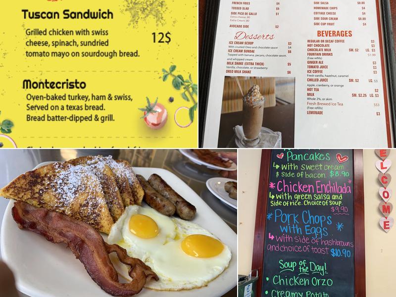 Bread & Butter Cafe Menu