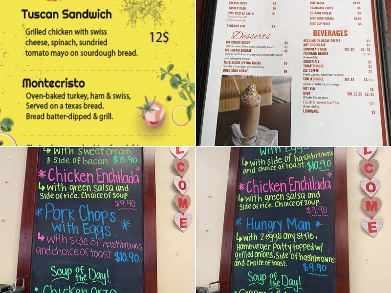 Bread & Butter Cafe Menu