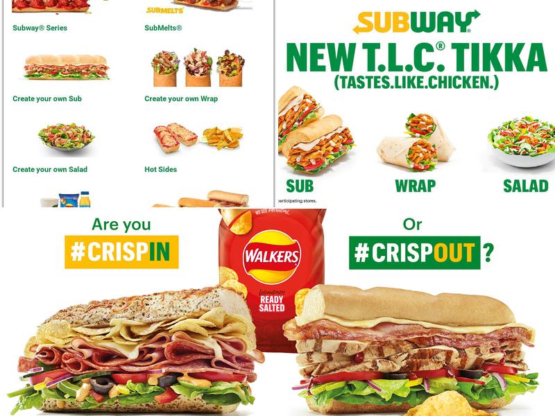 Subway Menu