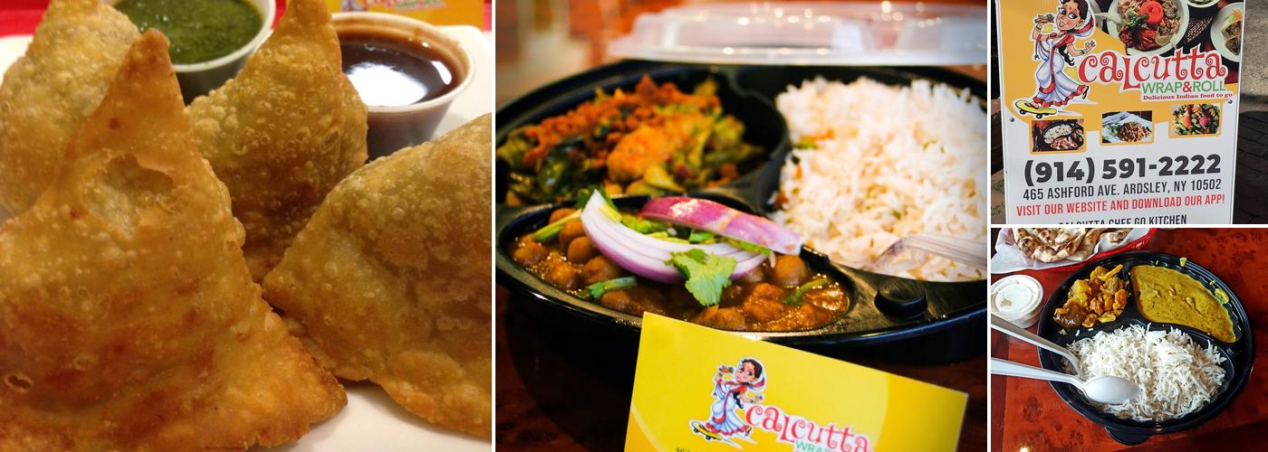 Calcutta Wrap & Roll Menu