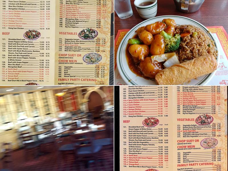 New China Restaurant Menu