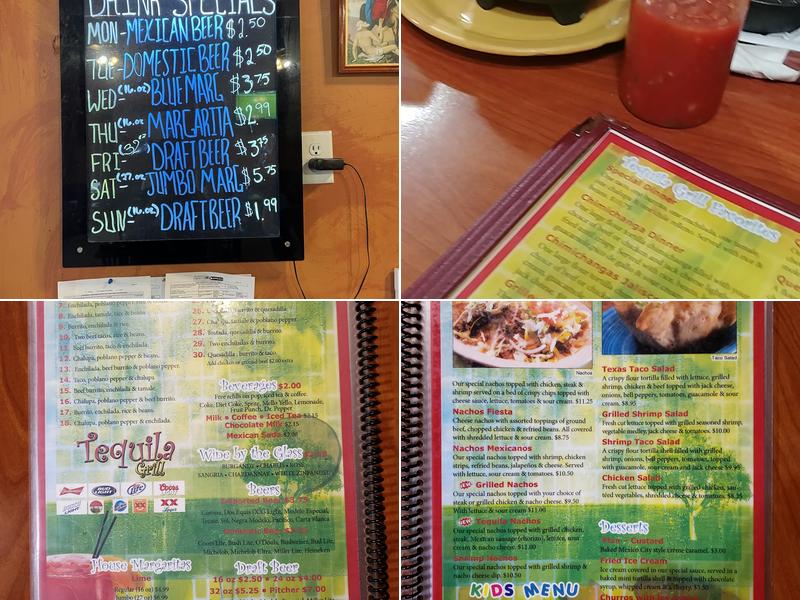 Tequila Grill Ottumwa Menu