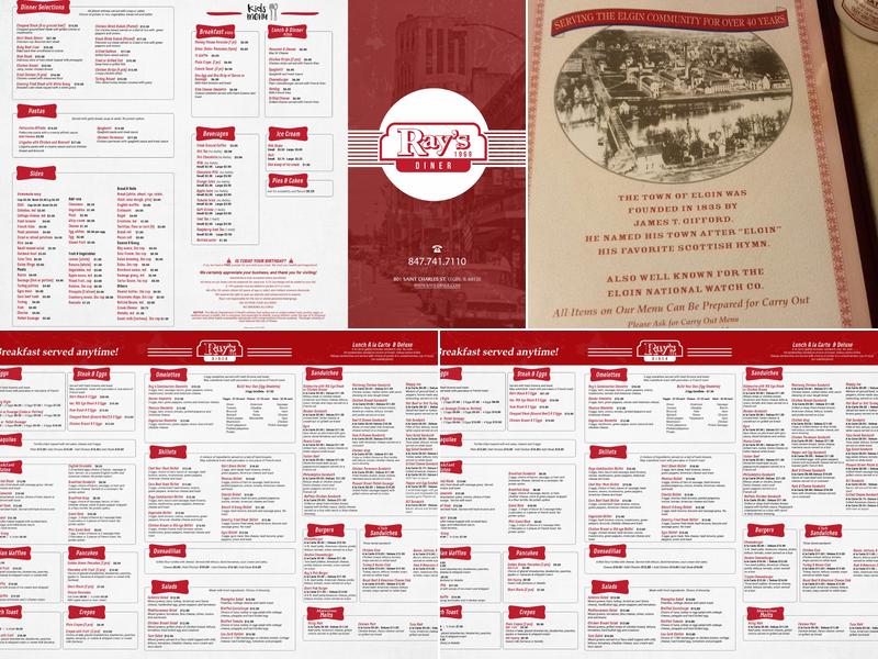 Ray's Diner Menu