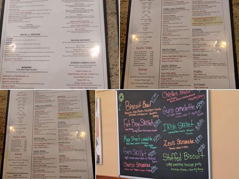 Rainbow Pancake House and Restaurant Menu