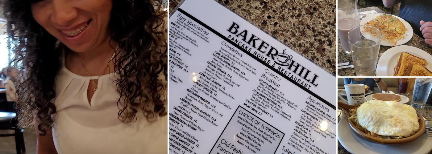 Baker Hill Pancake House Menu