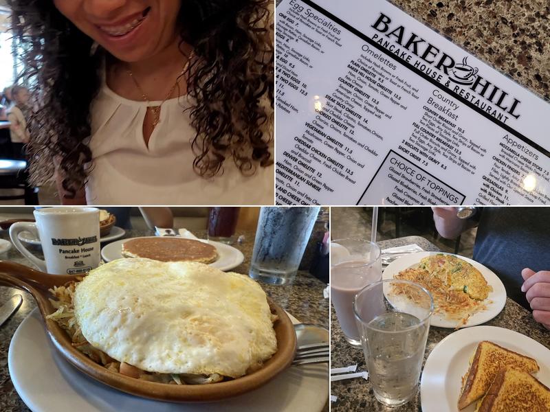 Baker Hill Pancake House Menu