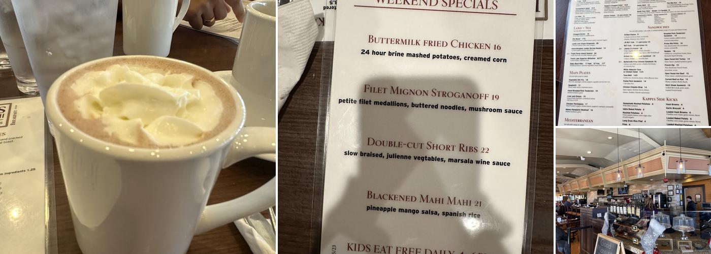 Kappy’s American Grill Menu