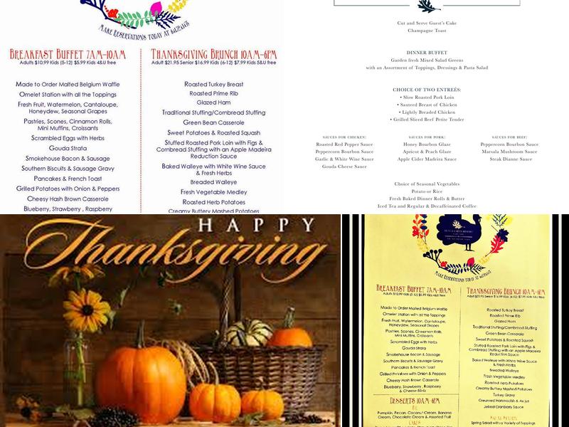 Rathbun Lakeshore Grille Menu