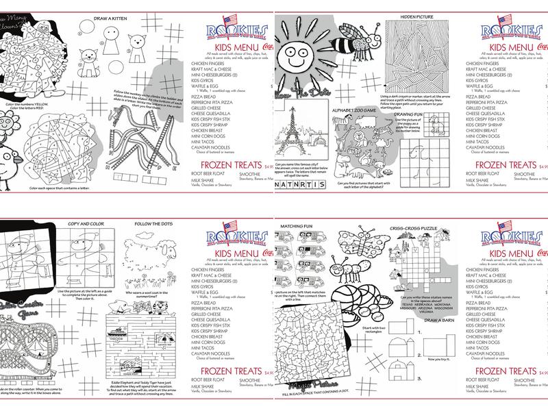 Rookies Sports Bar & Grill (Elgin) Menu