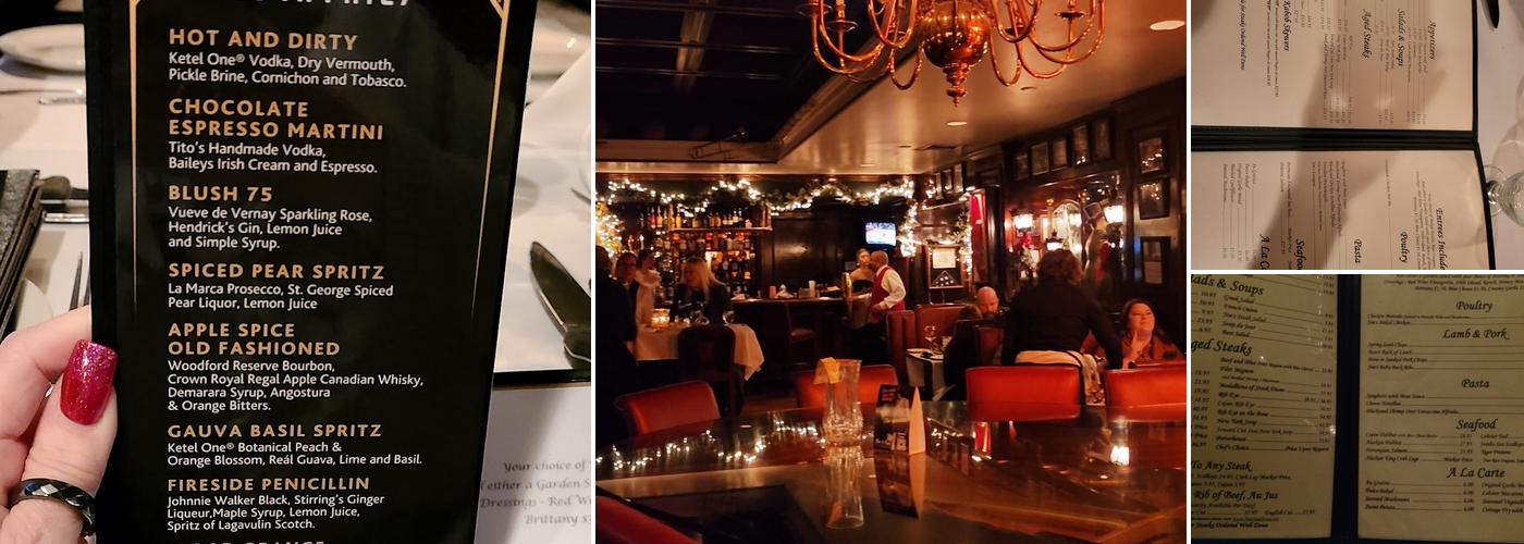 Jim's Steak House Menu