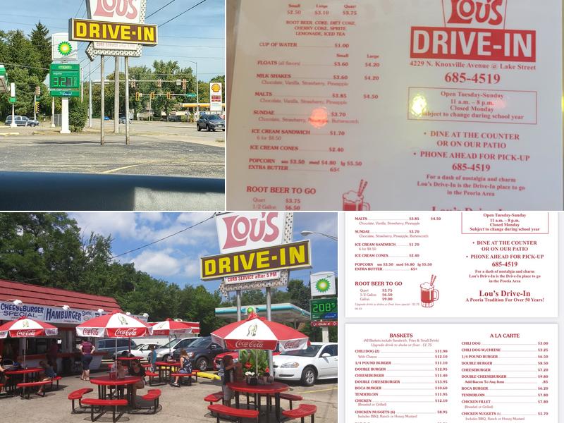 Lou's Drive-In Menu