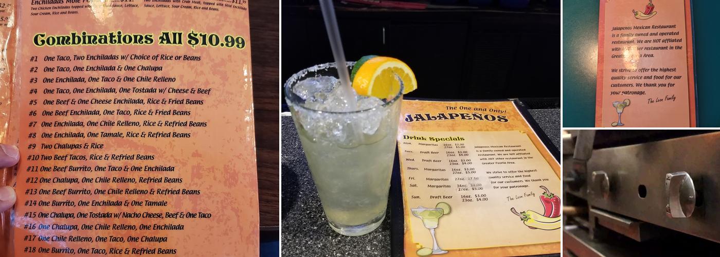 Jalapenos Menu