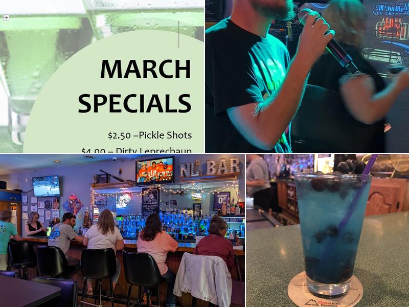 Northern Lights Lounge Menu