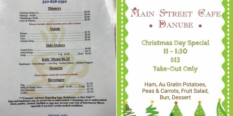 Main Street Cafe & Catering Menu
