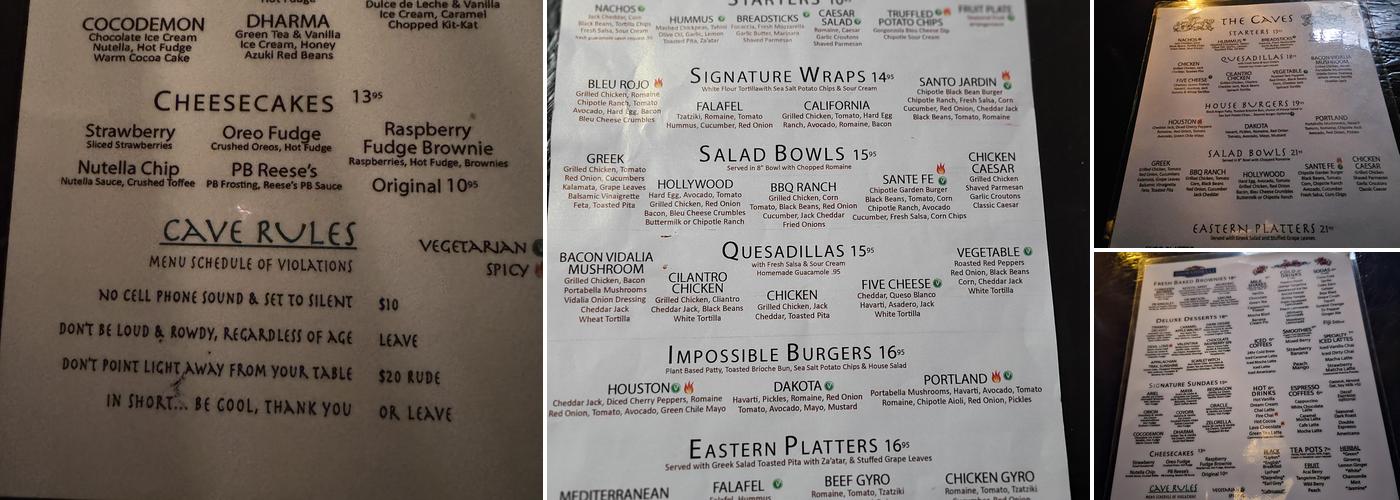 Cafe Archetypus Menu