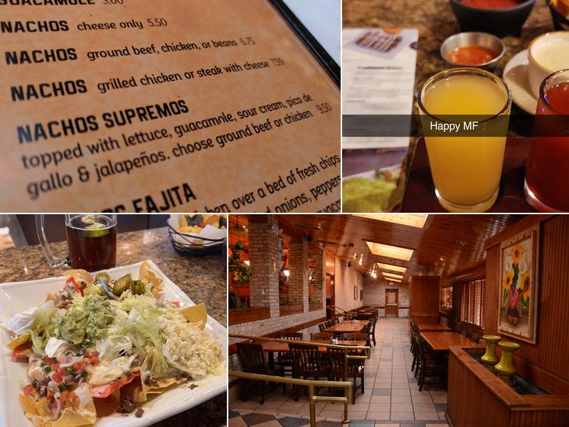 Blue Margaritas Mexican Bar & Grill Menu