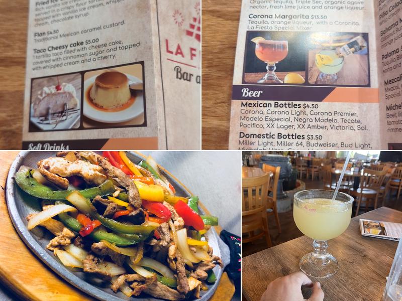 La Fiesta Chatham Menu