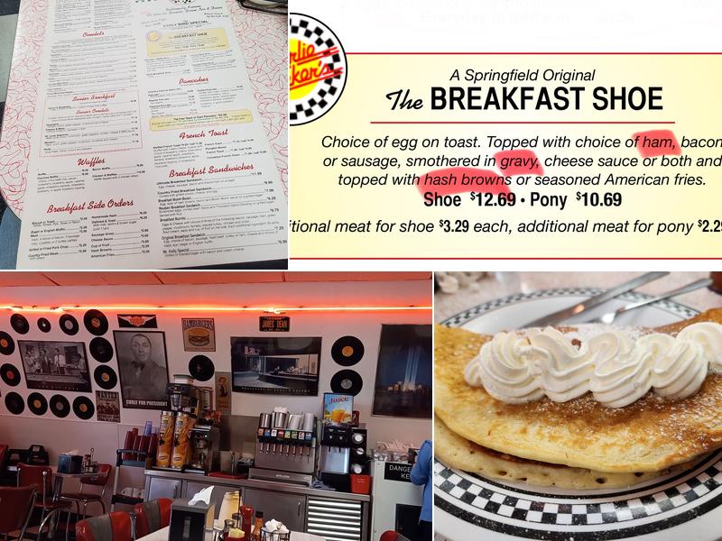 Charlie Parker's Diner Menu