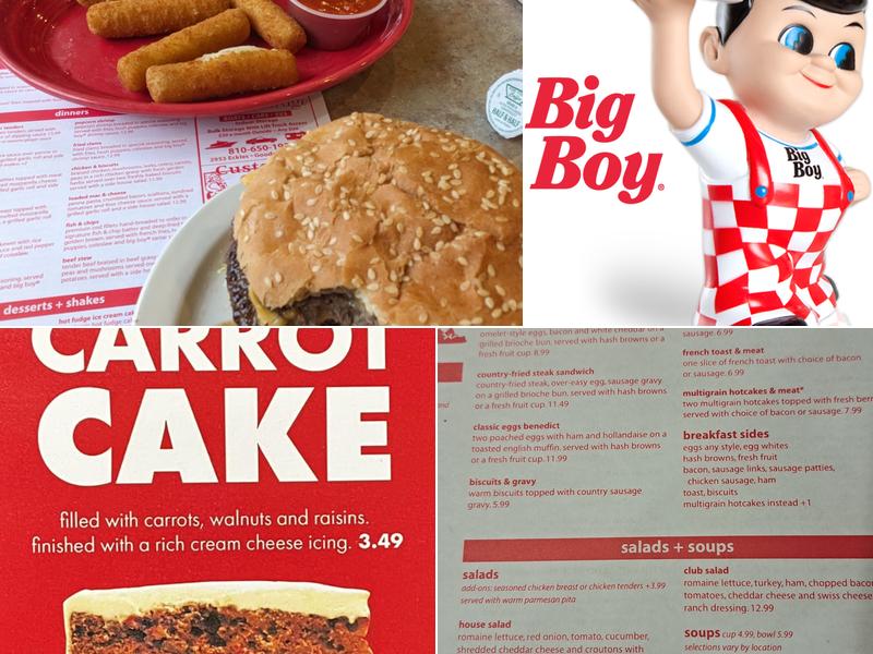 Big Boy Menu