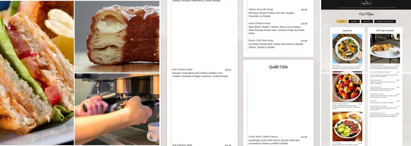 Main Street Cafe & Bakery Menu