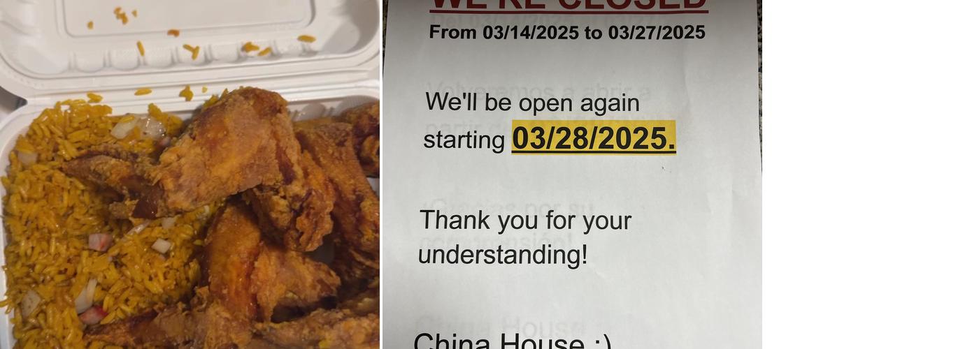 China House Clifton Menu