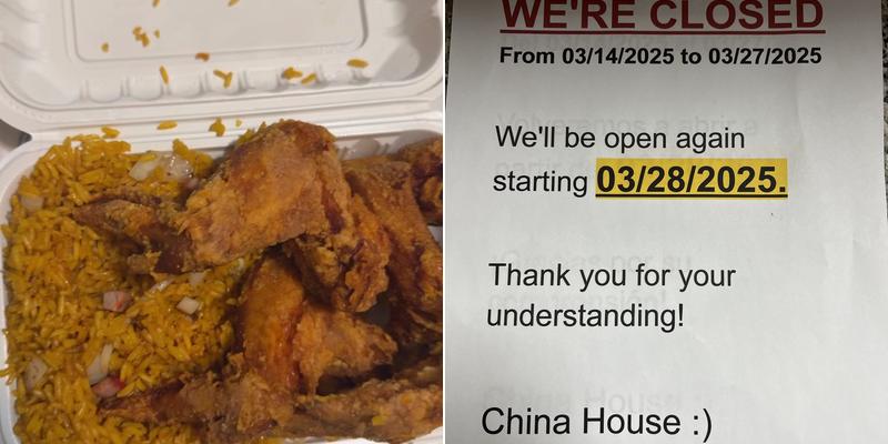 China House Clifton Menu