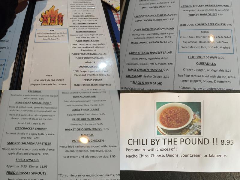 Bogey's Bar & Grill Menu