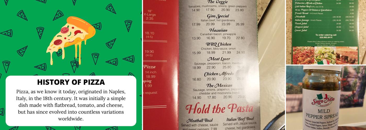 Sugo Mio pizza & pasta Menu