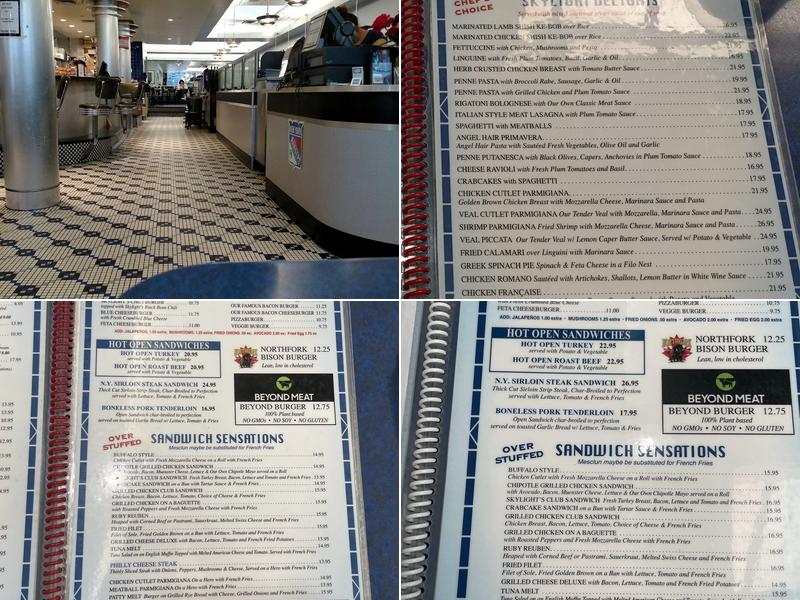 Skylight Diner Menu