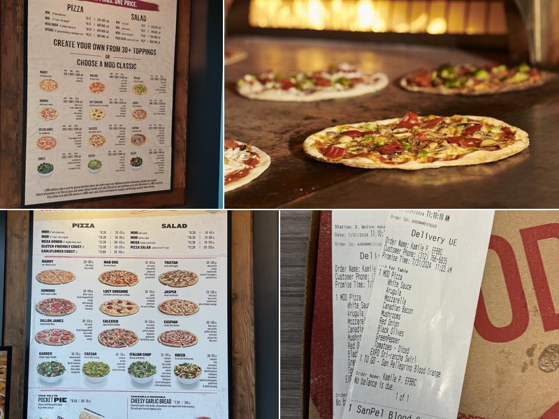 MOD Pizza Menu