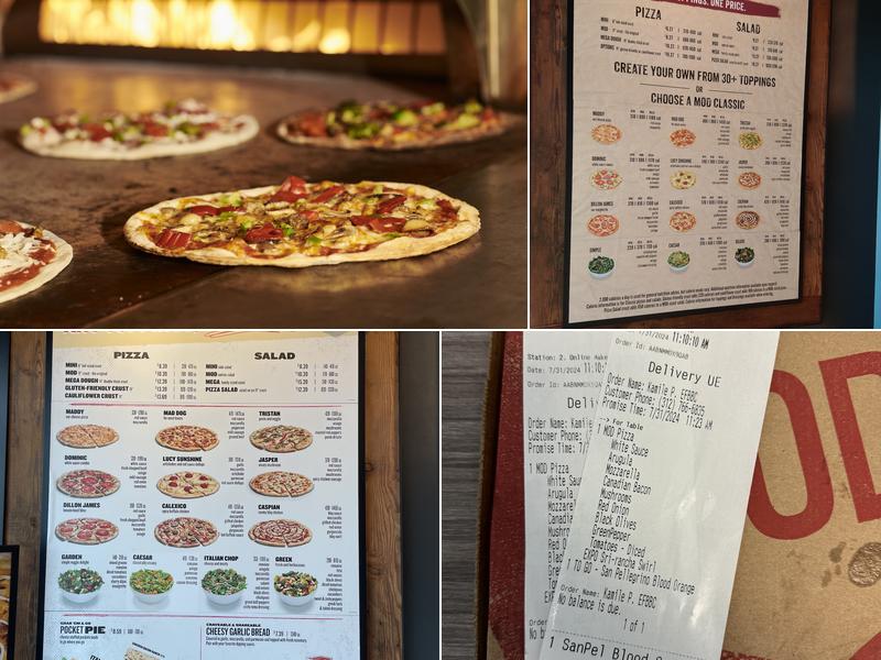 MOD Pizza Menu