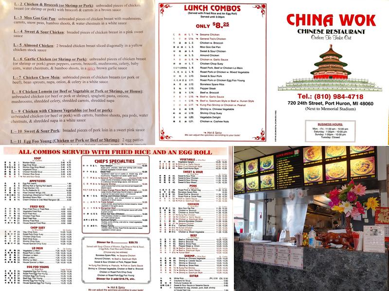 China Wok Menu
