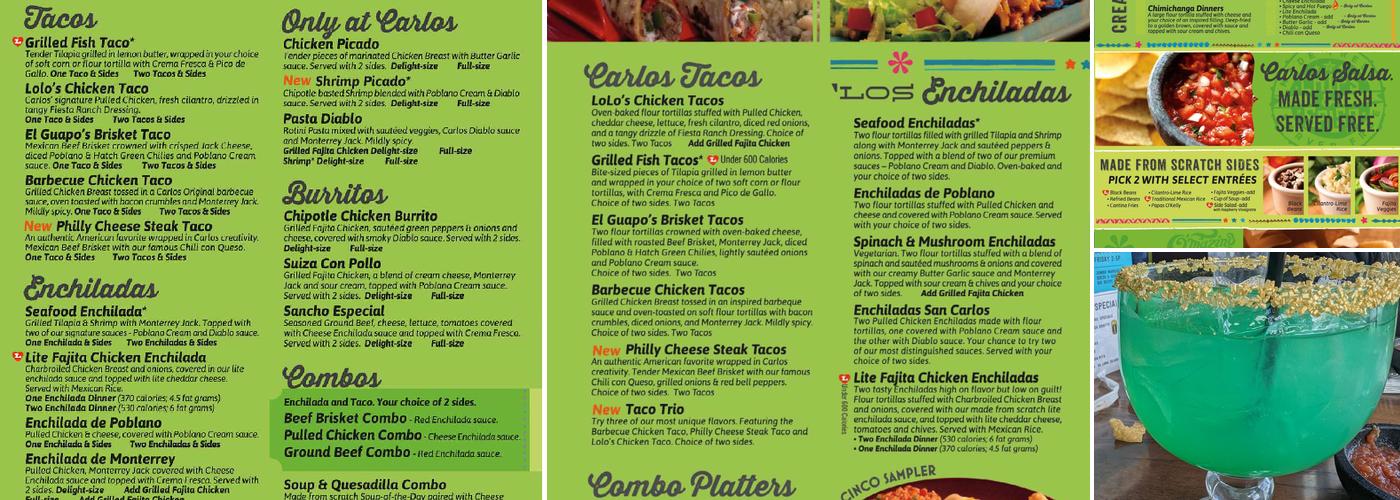 Carlos O'Kelly's - Iowa City Menu