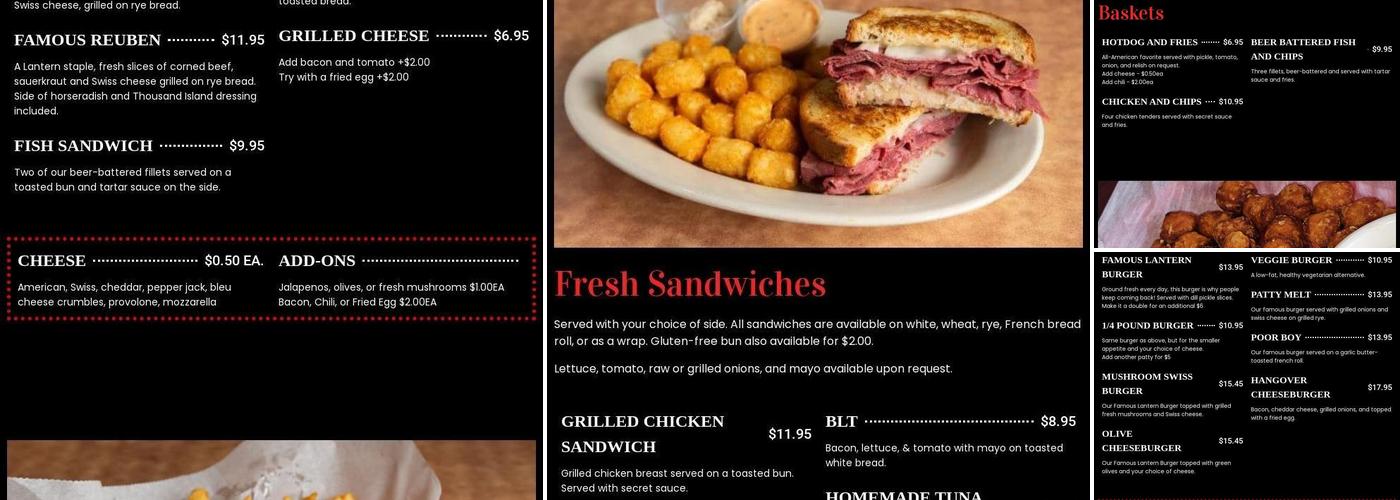 Lantern Menu
