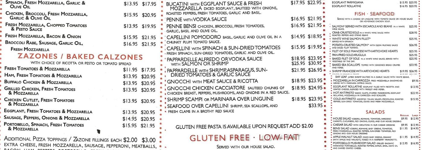 Bensi Menu