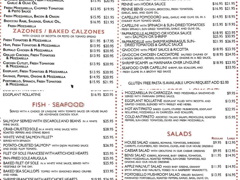 Bensi Menu