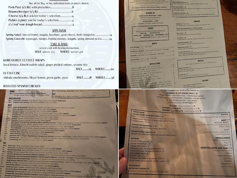 Cobble Hill Menu