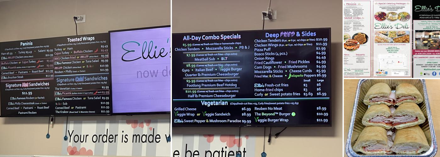 Ellie's Deli Menu