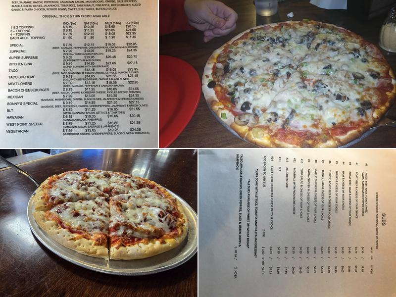 Brad's Pad, Inc. Menu