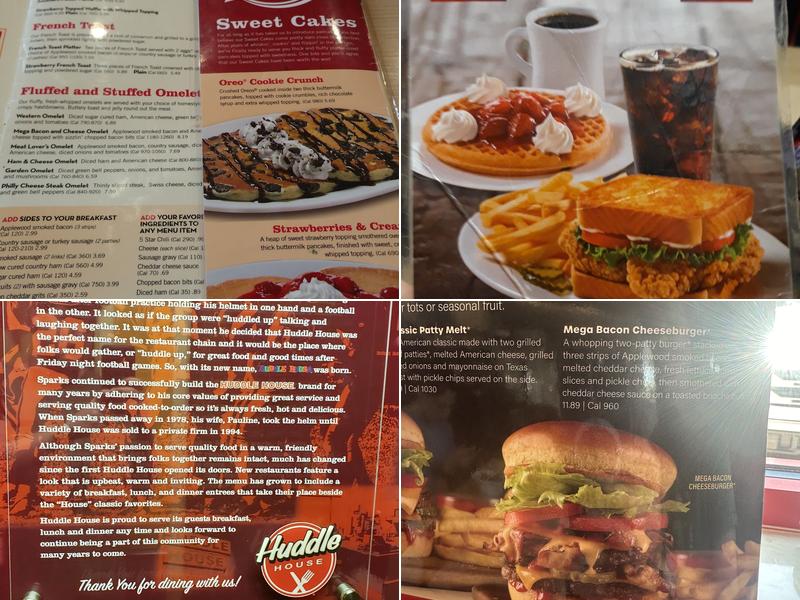 Huddle House Menu