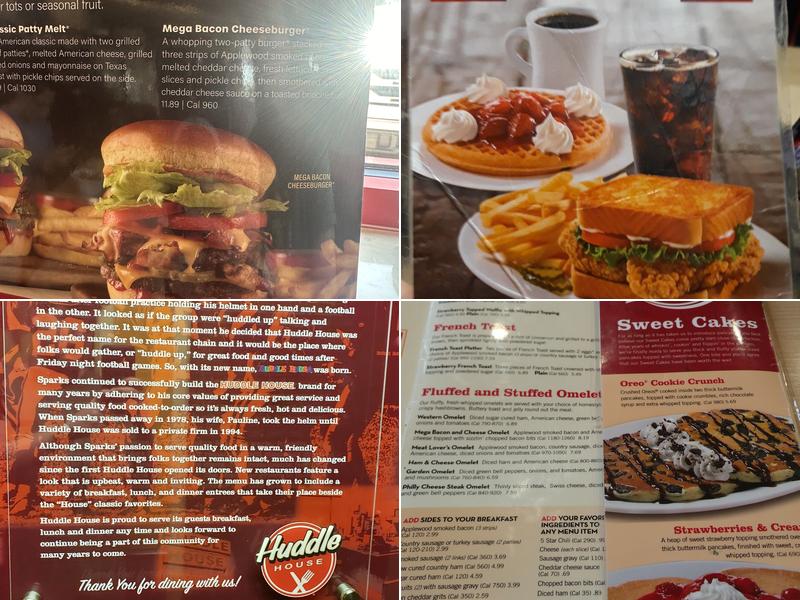 Huddle House Menu