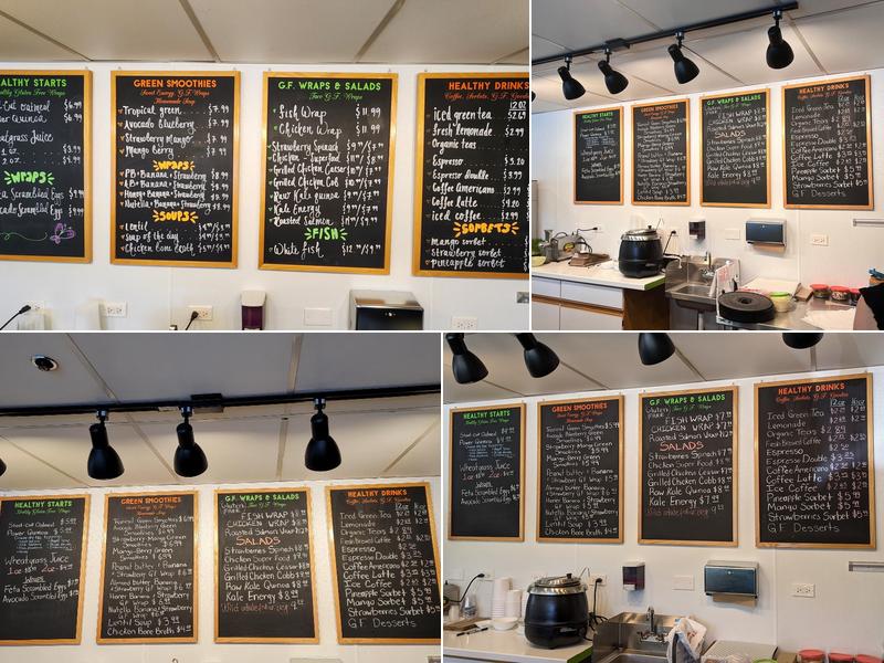 Green Healthy Cafe Menu