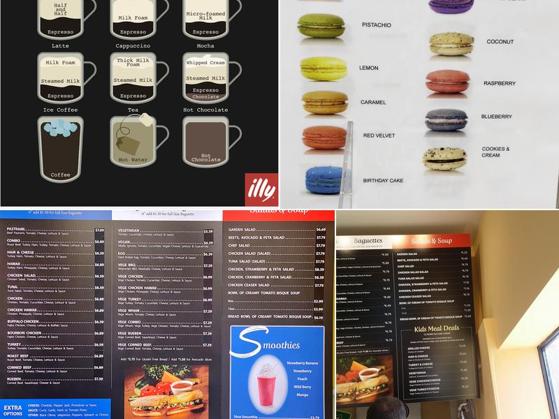 Baguette De France Menu