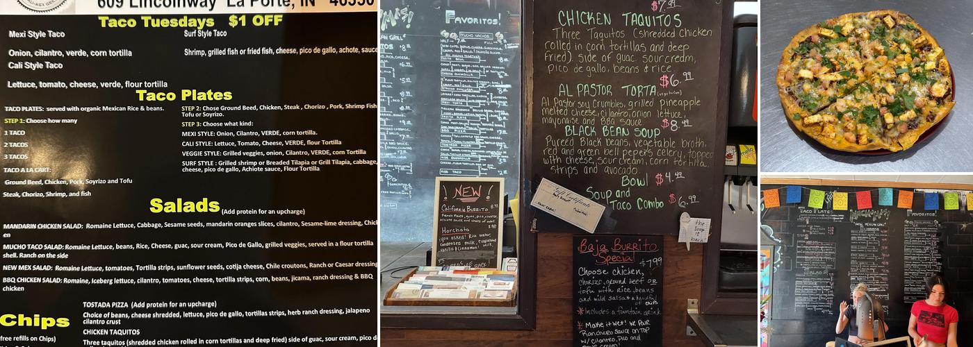 Mucho Mas! Menu