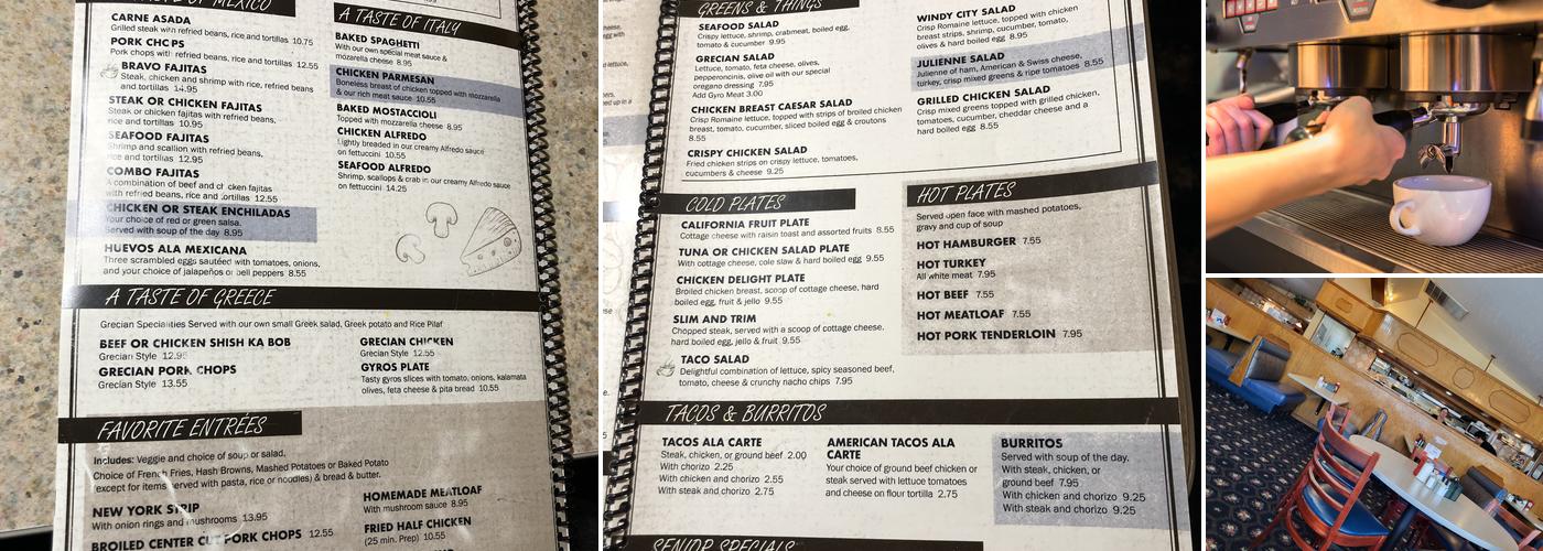 Bravo Cafe of Mishawaka Menu
