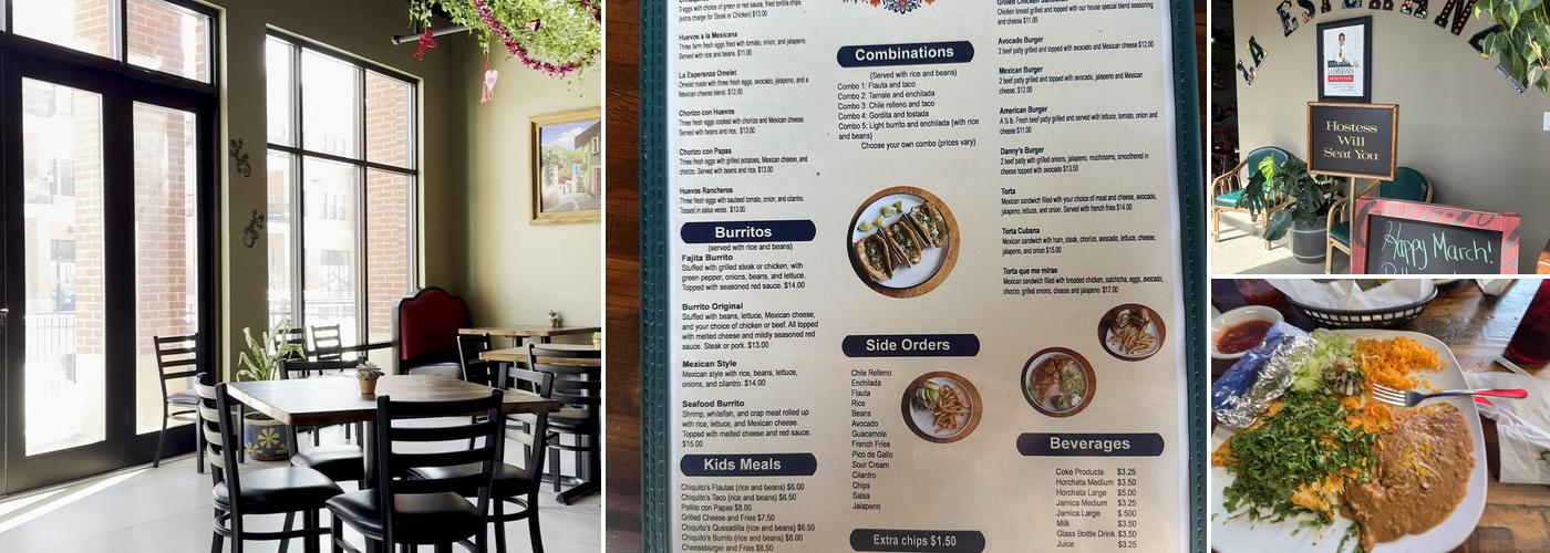 La Esperanza Menu