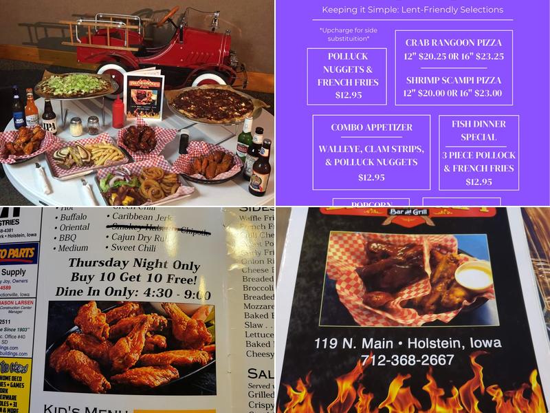 Backdraft Bar and Grill Menu