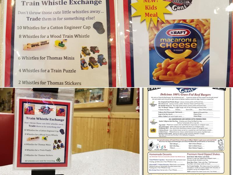 2Toots Train Whistle Grill Menu