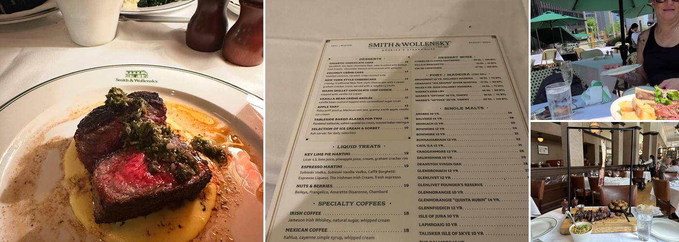 Smith & Wollensky - Chicago Menu